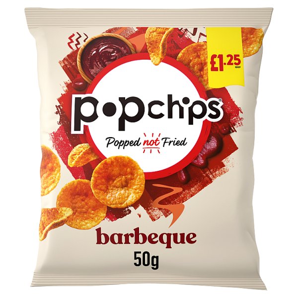 Popchips Barbeque Flavour Potato Snacks 50g