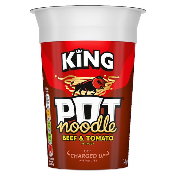 Pot Noodle King Pot Beef & Tomato 114 g