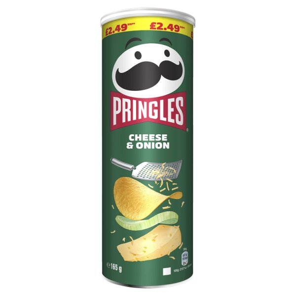 Pringles Cheese & Onion Crisps 165g