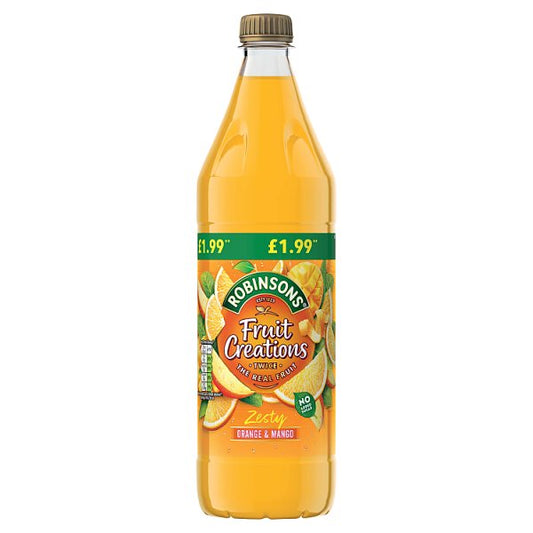 ROBINSONS Fruit Creations Zesty Orange & Mango 1L