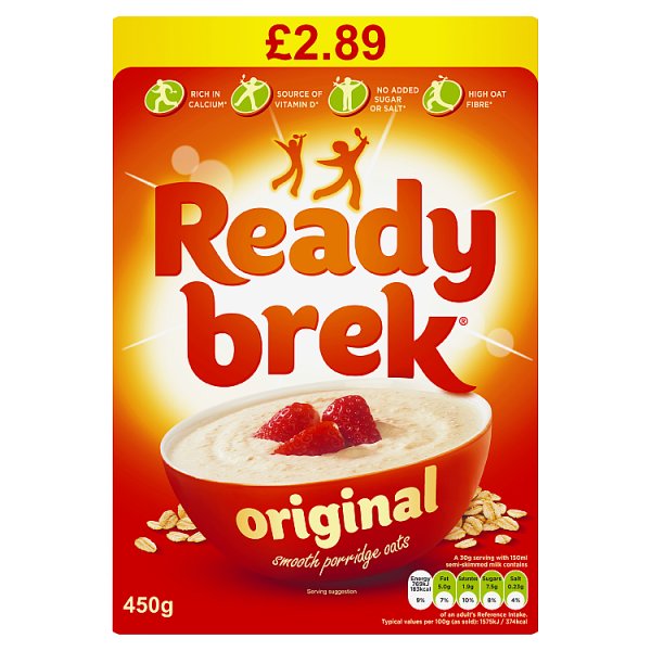 Ready Brek Original Smooth Porridge Oats 450g