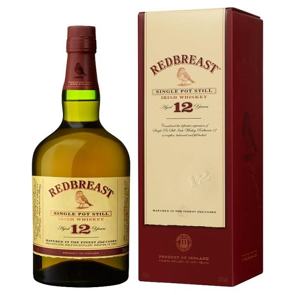 Redbreast 12 Year Old Irish Whiskey 70cl