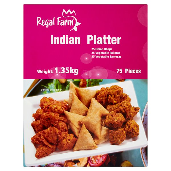 Regal Farm Indian Platter 75 Pieces 1.35kg