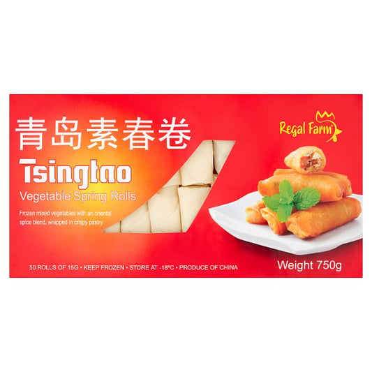 Regal Farm Tsingtao Vegetable Spring Rolls 750g