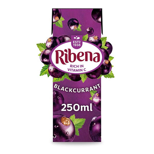 Ribena Blackcurrant Juice Drink Carton 250ml