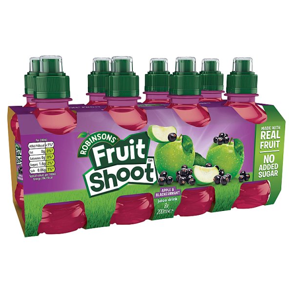 Robinsons Fruit Shoot Apple & Blackcurrant 8 x 200ml