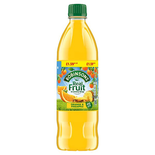 Robinsons Orange & Pineapple No Added Sugar 900ml