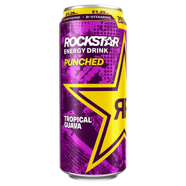 Rockstar Energy Drink Punched Tropical Guava 500ml