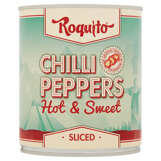 Roquito Sliced Chilli Peppers Hot & Sweet 822g