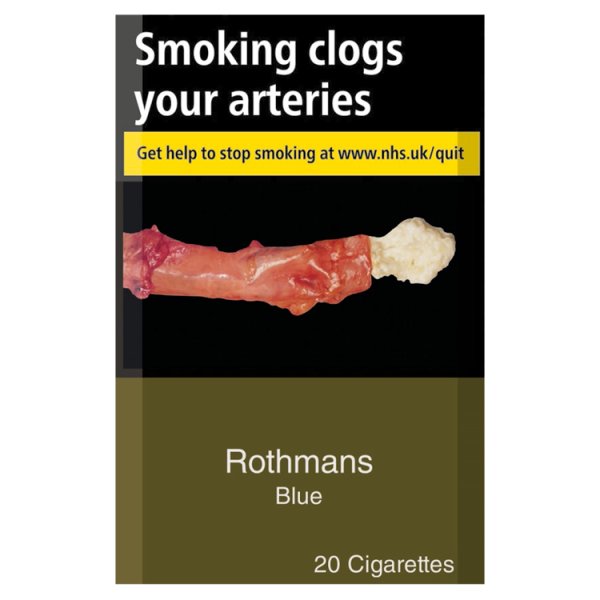 Rothmans Blue 20 Cigarettes