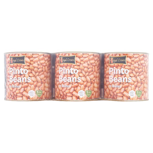 Royal Crown Pinto Beans in Water 6 x 2500g