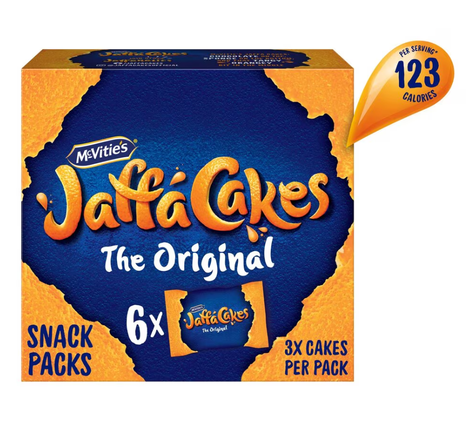 Mcvitie's The Original Jaffa Cakes Snacks 6 X 3 Pack