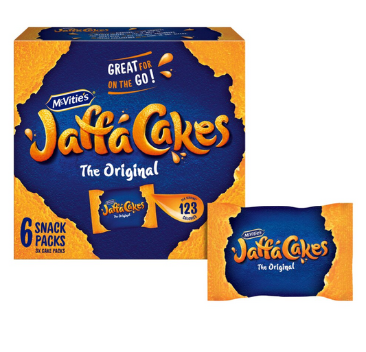 Mcvitie's The Original Jaffa Cakes Snacks 6 X 3 Pack