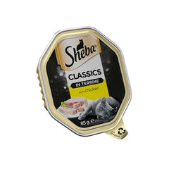 Sheba Classics Wet Cat Food Tray Chicken in Terrine 85g