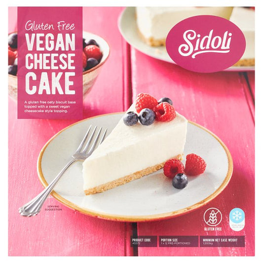 Sidoli Gluten Free Vegan Cheesecake 1.500kg