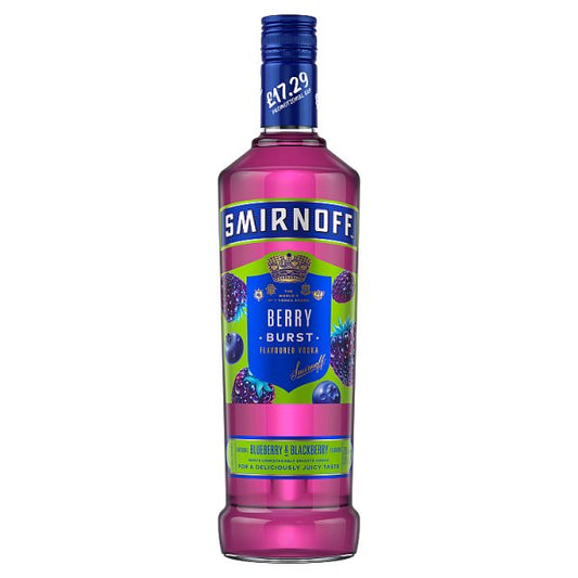 Smirnoff Berry Burst Flavoured Vodka 70cl