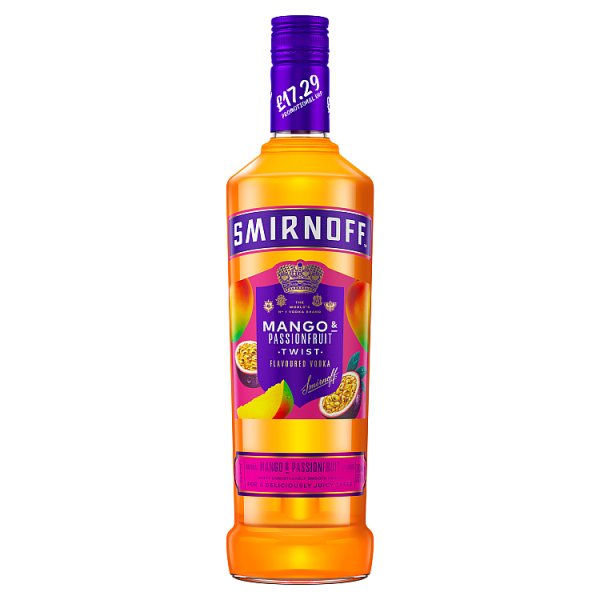 Smirnoff Mango & Passionfruit Twist Flavoured Vodka 70cl