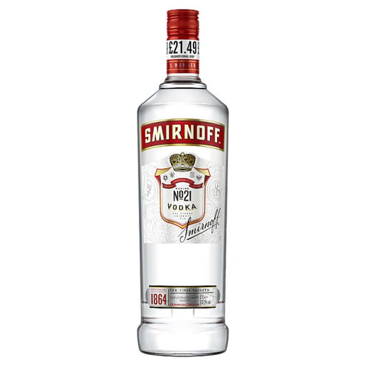 Smirnoff No. 21 Vodka 1L PMP £21.49