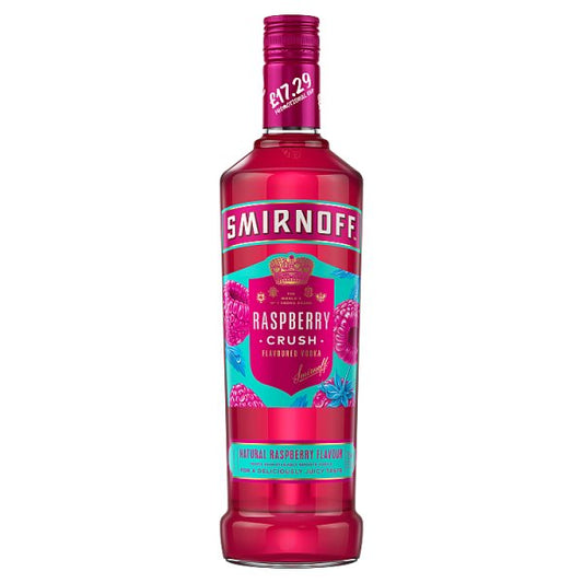 Smirnoff Raspberry Crush Flavoured Vodka 70cl