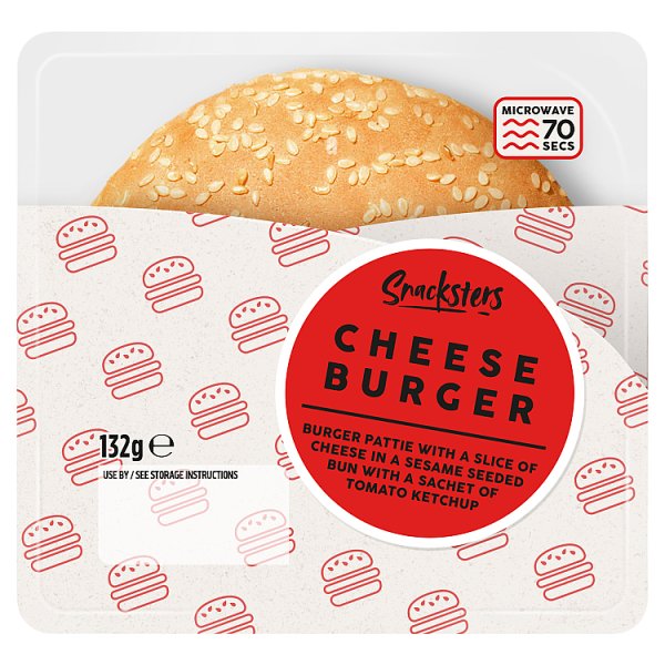 Snacksters Cheese Burger 132g