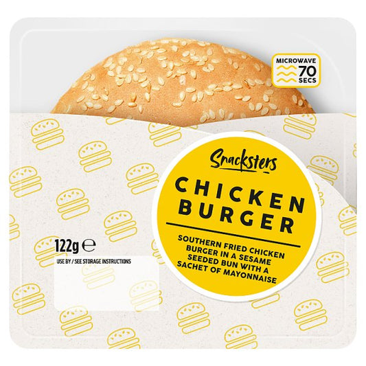 Snacksters Chicken Burger 122g