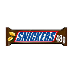 Snickers Caramel, Nougat, Peanuts & Milk Chocolate Snack Bar 48g