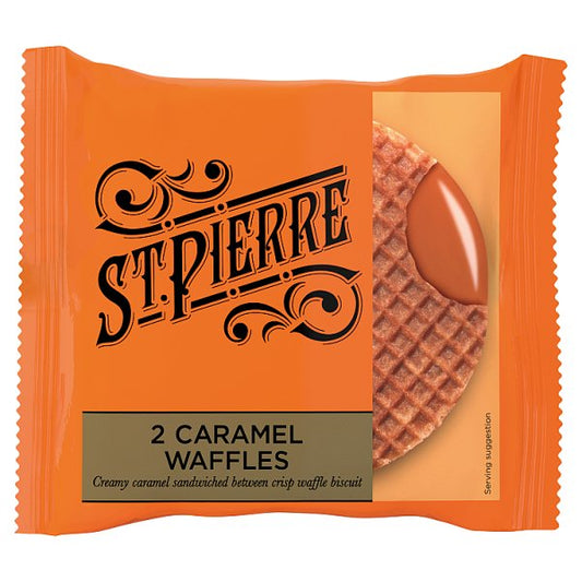 St Pierre 2 Caramel Waffles 80g