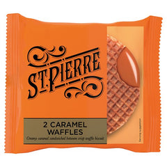 St Pierre 2 Caramel Waffles 80g