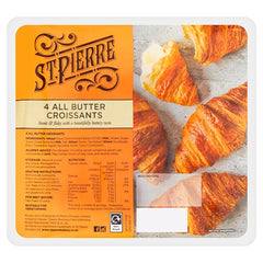 St Pierre 4 All Butter Croissants