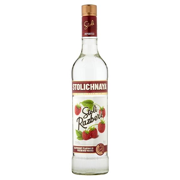 Stolichnaya The Original Stoli Razberi Raspberry Flavored Premium Vodka 70cl