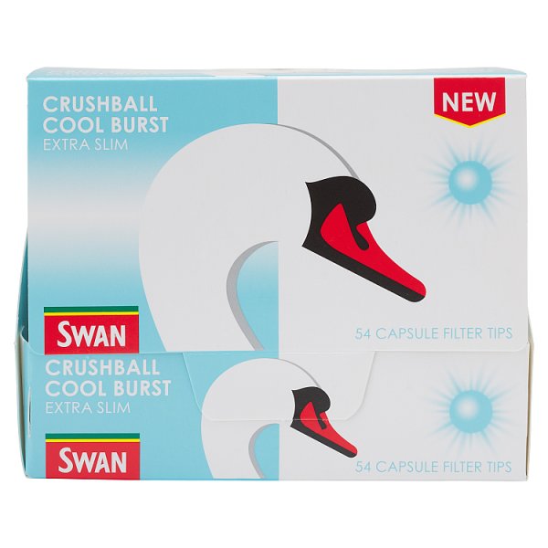 Swan 54 Crushball Cool Burst Extra Slim Capsule Filter Tips