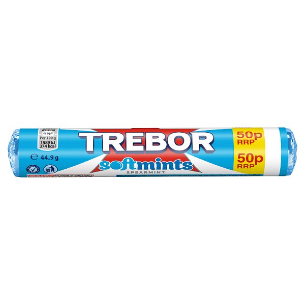 TREBOR Softmints Spearmint 44.9g