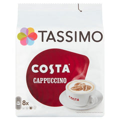 Tassimo 8 Costa Cappuccino 280g