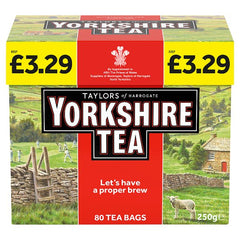 Taylors of Harrogate Yorkshire Tea 80 Tea Bags 250g