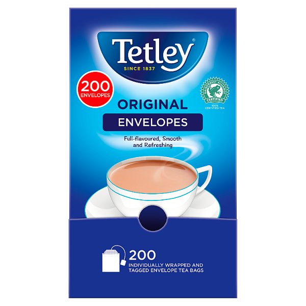 Tetley 200 Original Enveloped Tea Bags 400g