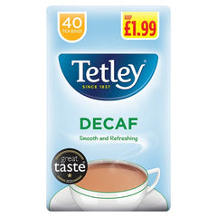 Tetley Decaf 40 Tea Bags 125g