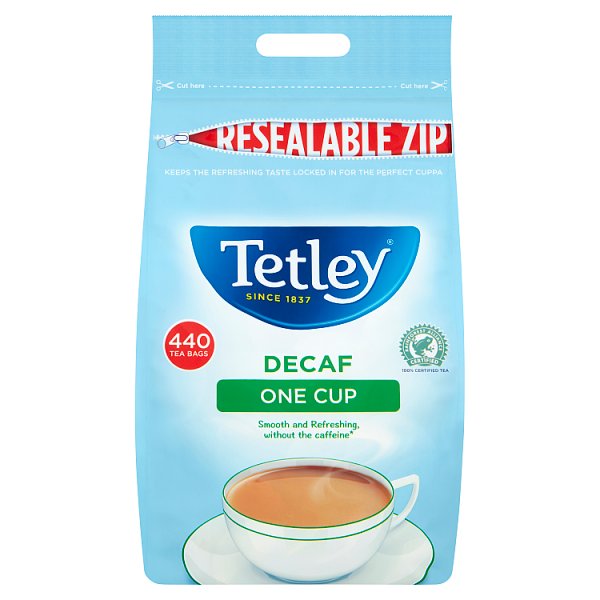 Tetley Decaf One Cup 440 Tea Bags 0.88kg