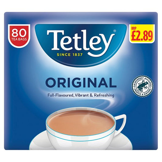 Tetley Original 80 Tea Bags 250g