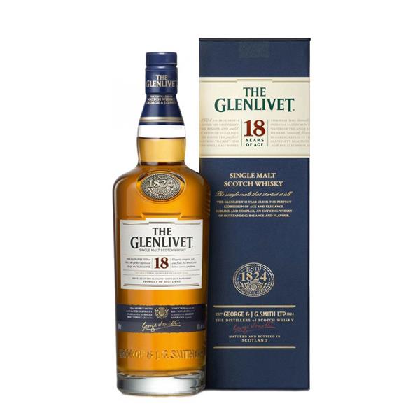 The Glenlivet 18 Year Old Single Malt Scotch Whisky 70cl