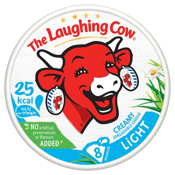 The Laughing Cow Light Cheese Spread 8 Triangles 133g