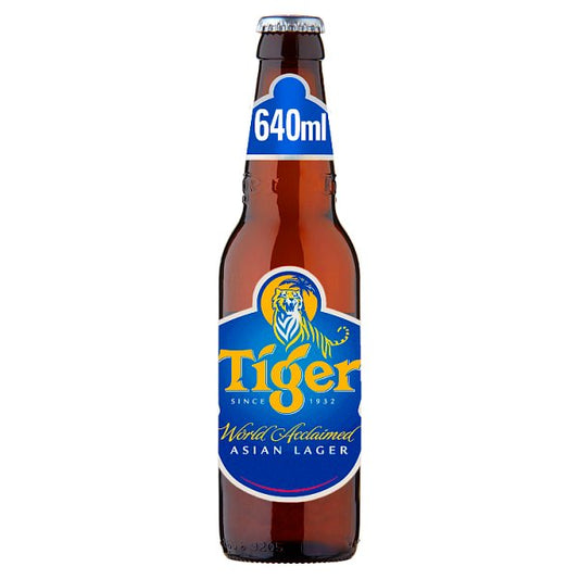 Tiger Asian Lager Beer  640ml Bottles