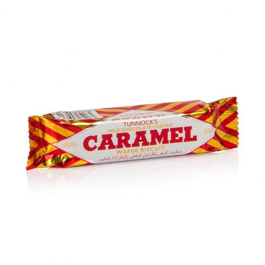 Tunnock's Real Milk Chocolate Caramel Wafer Biscuits 30g