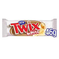 Twix Caramel & White Chocolate Fingers Biscuit Snack Bar 46g