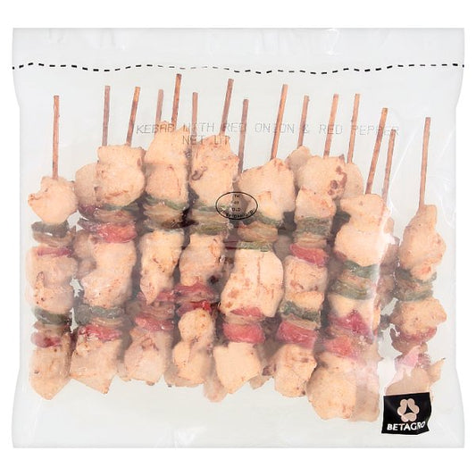 Universal 15 Chicken Kebabs with Peppers and Onions 1.5kg