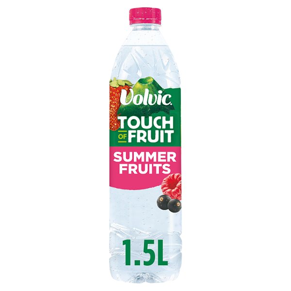 Volvic Touch of Fruit Low Sugar Summer Fruits Natural Flavoured Water 1.5L