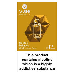 Vuse Originals 2 Golden Tobacco ePod eLiquid Pods 18 mg/ml