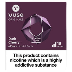 Vuse Originals Dark Cherry ePen eLiquid Pods 18mg/ml