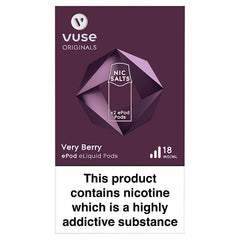 Vuse Originals ePod eLiquid Pods Very Berry 18mg/ml