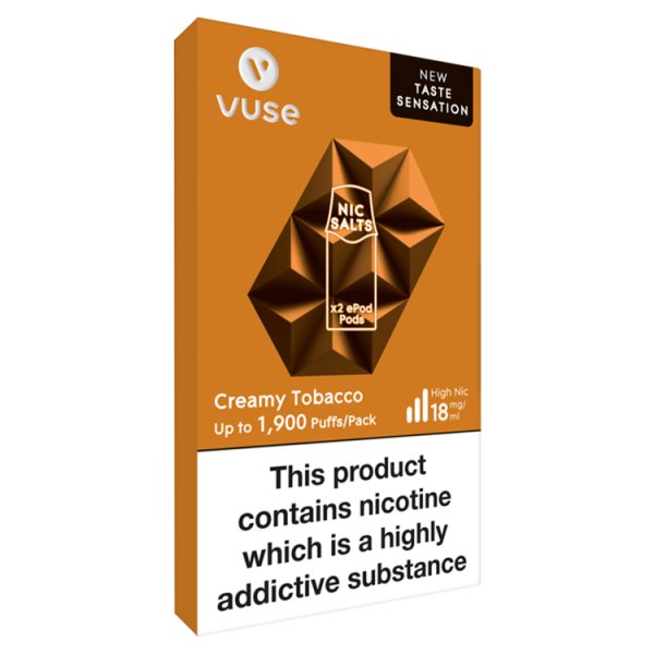 Vuse x2 ePod Creamy Tobacco 18mg/ml