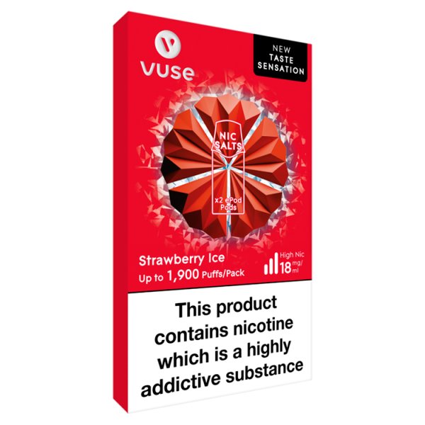 Vuse x2 ePod Pods Strawberry Ice 18 mg/ml